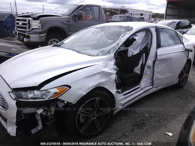 3FA6P0D95FR104609 - 2015 FORD FUSION TITANIUM WHITE photo 6