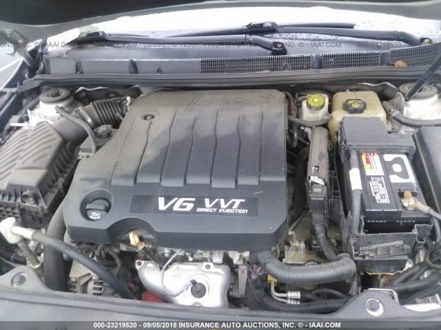 1G4GE5EV2AF243286 - 2010 BUICK LACROSSE CXS SILVER photo 10