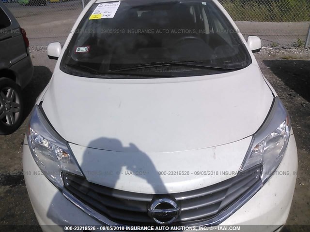 3N1CE2CPXEL400714 - 2014 NISSAN VERSA NOTE S/S PLUS/SV/SL WHITE photo 6