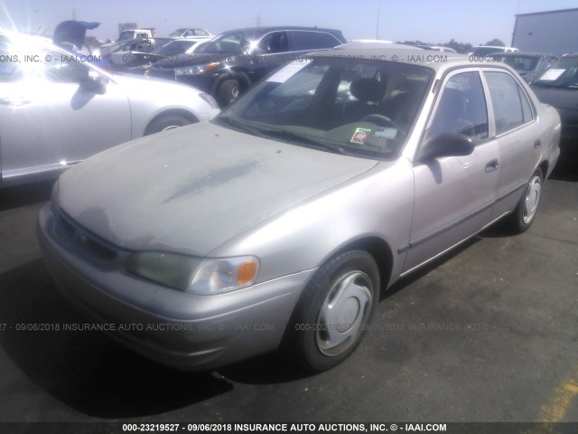 1NXBR12E7YZ316685 - 2000 TOYOTA COROLLA VE/CE/LE TAN photo 2