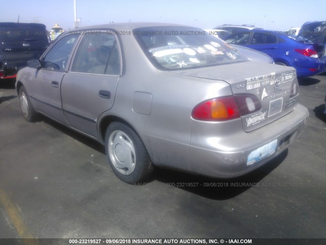 1NXBR12E7YZ316685 - 2000 TOYOTA COROLLA VE/CE/LE TAN photo 3
