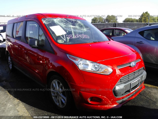NM0GE9F78E1142765 - 2014 FORD TRANSIT CONNECT XLT RED photo 1