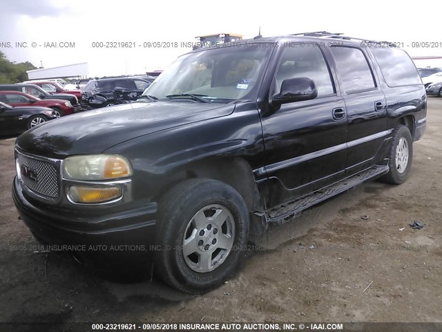 1GKFK66U84J172301 - 2004 GMC YUKON XL DENALI BLACK photo 2