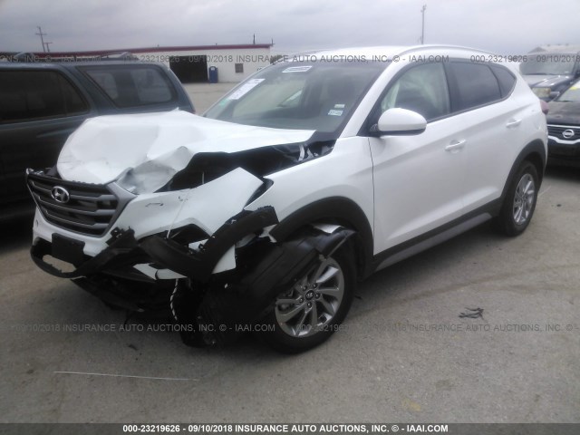 KM8J3CA46JU793986 - 2018 HYUNDAI TUCSON SEL/SEL PLUS WHITE photo 2