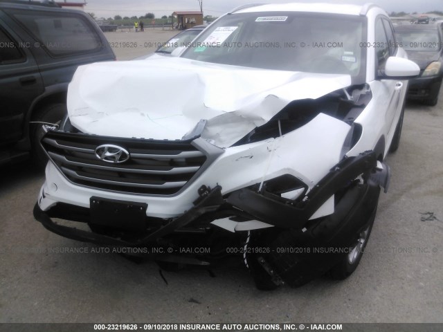 KM8J3CA46JU793986 - 2018 HYUNDAI TUCSON SEL/SEL PLUS WHITE photo 6