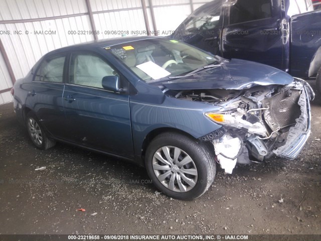 5YFBU4EE2DP216162 - 2013 TOYOTA COROLLA S/LE BLUE photo 1