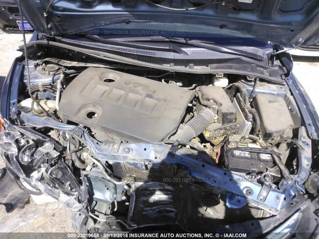 5YFBU4EE2DP216162 - 2013 TOYOTA COROLLA S/LE ლურჯი ფოტო 10