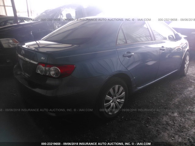 5YFBU4EE2DP216162 - 2013 TOYOTA COROLLA S/LE BLUE photo 4