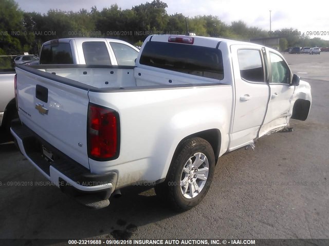 1GCGSCEN0J1252518 - 2018 CHEVROLET COLORADO LT WHITE photo 4