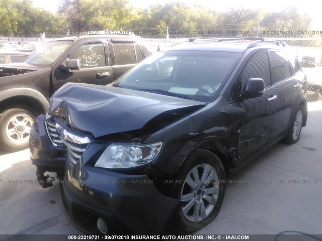 4S4WX90D184404910 - 2008 SUBARU TRIBECA LIMITED GRAY photo 2