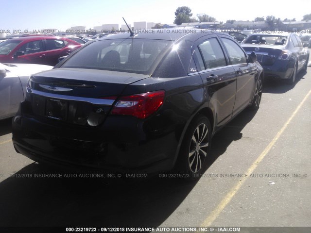 1C3CCBHG4CN249530 - 2012 CHRYSLER 200 S 黑色 照片 4