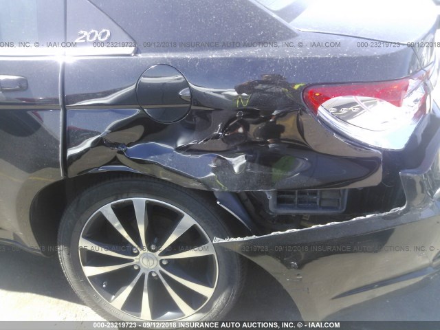 1C3CCBHG4CN249530 - 2012 CHRYSLER 200 S 黑色 照片 6