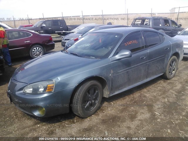 2G2WP552061134781 - 2006 PONTIAC GRAND PRIX Կապույտ լուսանկար 2