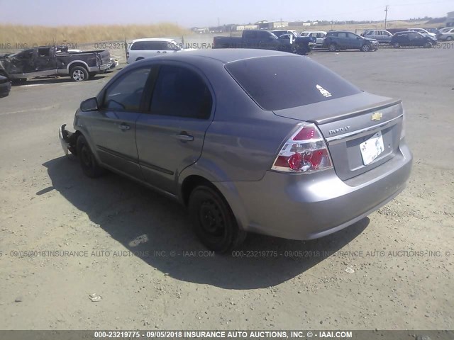 KL1TD5DE5AB105098 - 2010 CHEVROLET AVEO LS/LT GRAY photo 3