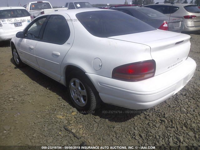 1B3EJ56H6YN284344 - 2000 DODGE STRATUS ES WHITE photo 3