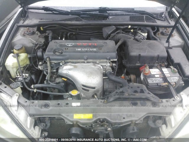 4T1BE32K24U915422 - 2004 TOYOTA CAMRY LE/XLE/SE 银色 照片 10