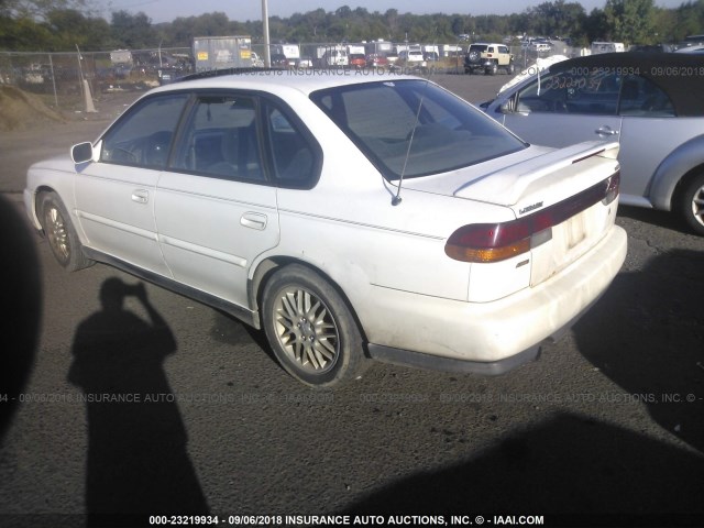 4S3BD6756X7259658 - 1999 SUBARU LEGACY GT/30TH ANNIV LIMITED GT WHITE photo 3