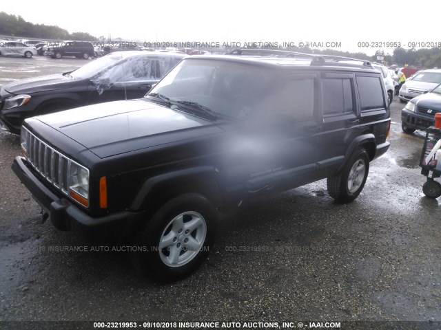 1J4FT68S9XL507248 - 1999 JEEP CHEROKEE SPORT/CLASSIC შავი ფოტო 2