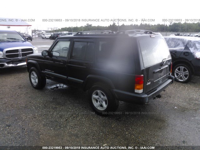 1J4FT68S9XL507248 - 1999 JEEP CHEROKEE SPORT/CLASSIC BLACK photo 3