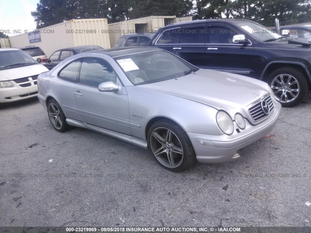 WDBLJ74G01F184301 - 2001 MERCEDES-BENZ CLK 55 AMG SILVER photo 1