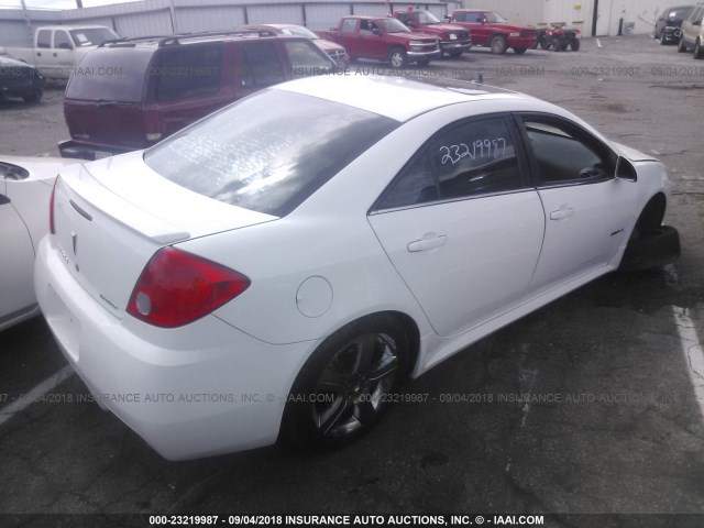 1G2ZM577X94114478 - 2009 PONTIAC G6 GXP WHITE photo 4