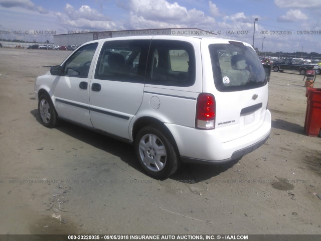1GNDU23167D166779 - 2007 CHEVROLET UPLANDER LS WHITE photo 3