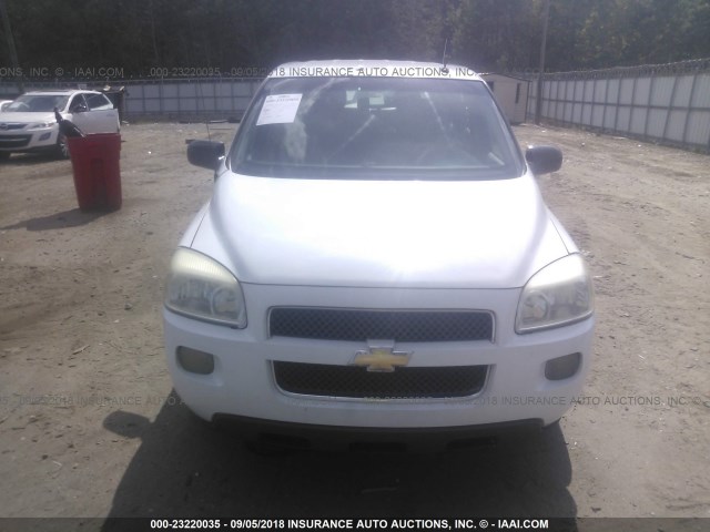 1GNDU23167D166779 - 2007 CHEVROLET UPLANDER LS WHITE photo 6