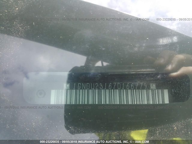 1GNDU23167D166779 - 2007 CHEVROLET UPLANDER LS WHITE photo 9