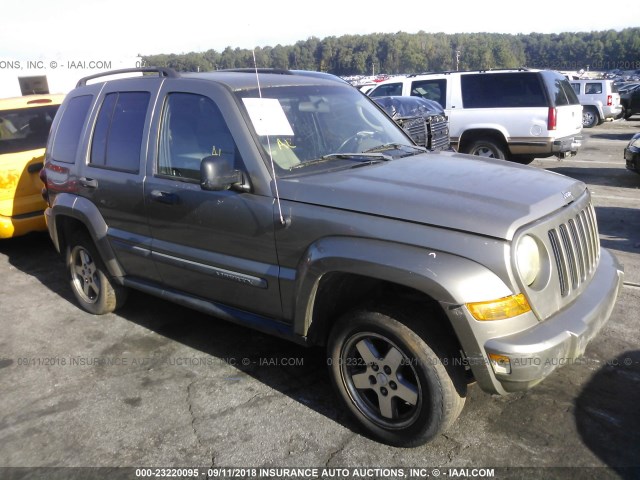 1J4GK38K55W643023 - 2005 JEEP LIBERTY RENEGADE GOLD photo 1