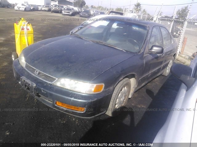 1HGCD5662VA113896 - 1997 HONDA ACCORD EX/EX-R GREEN photo 2