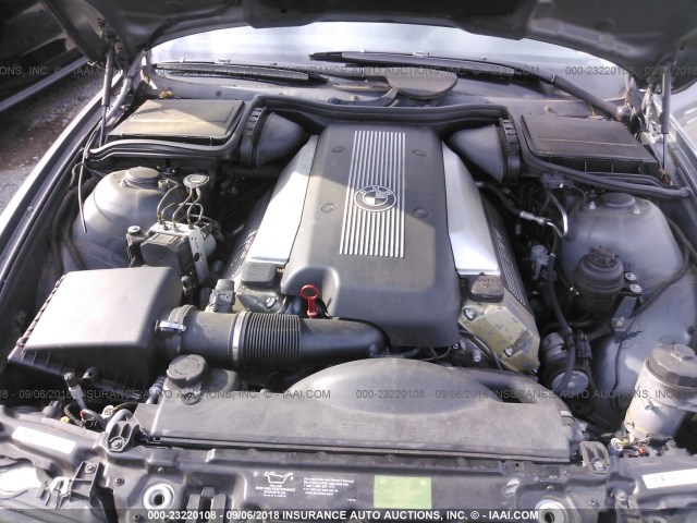 WBADN63453GS57281 - 2003 BMW 540 I AUTOMATIC GRAY photo 10