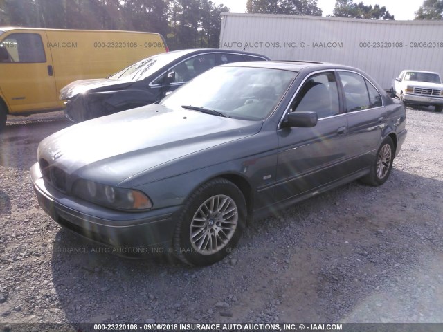 WBADN63453GS57281 - 2003 BMW 540 I AUTOMATIC GRAY photo 2