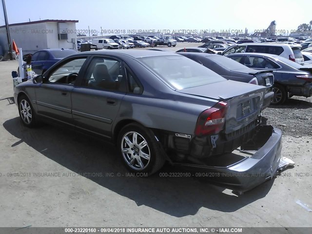 YV1TS91Z531311232 - 2003 VOLVO S80 T6 TURBO GRAY photo 3