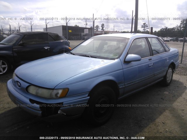 1FALP52U0SA165216 - 1995 FORD TAURUS GL/SE Light Blue photo 2