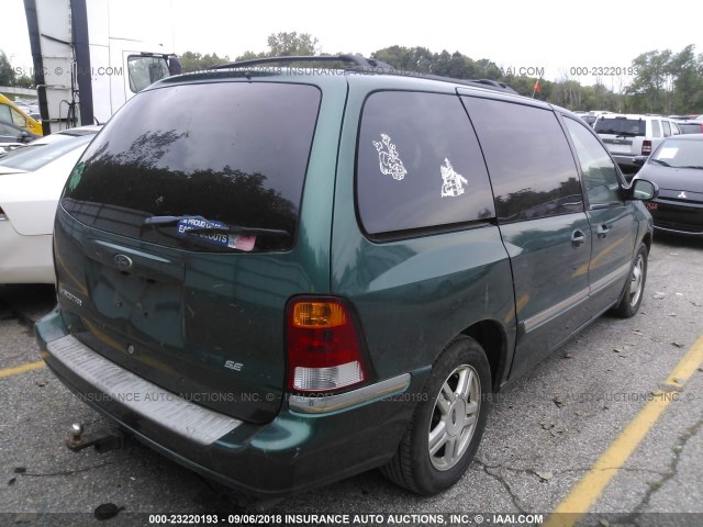 2FMZA524X3BA51750 - 2003 FORD WINDSTAR SE GREEN photo 4