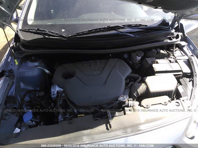 KMHCT5AE4HU354082 - 2017 HYUNDAI ACCENT SE SILVER photo 10