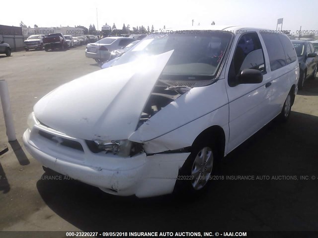 2FMZA51UXWBD85248 - 1998 FORD WINDSTAR WAGON WHITE photo 2