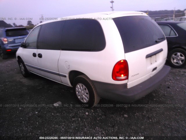 2B4GP24R9YR698606 - 2000 DODGE GRAND CARAVAN  WHITE photo 3