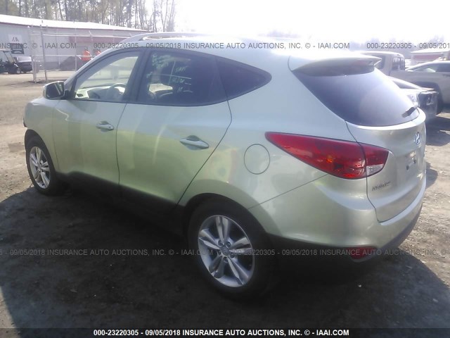 KM8JUCAC7CU450885 - 2012 HYUNDAI TUCSON GLS/LIMITED 绿色 照片 3