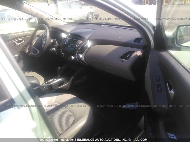 KM8JUCAC7CU450885 - 2012 HYUNDAI TUCSON GLS/LIMITED GREEN photo 5