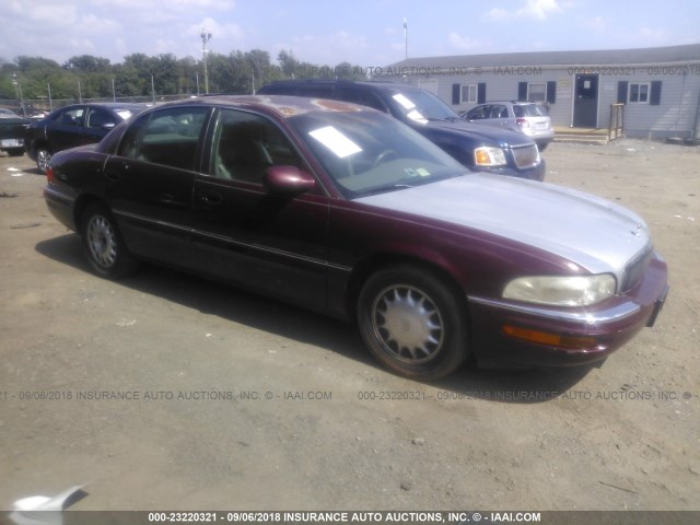 1G4CW52K4V4618618 - 1997 BUICK PARK AVENUE  BURGUNDY photo 1