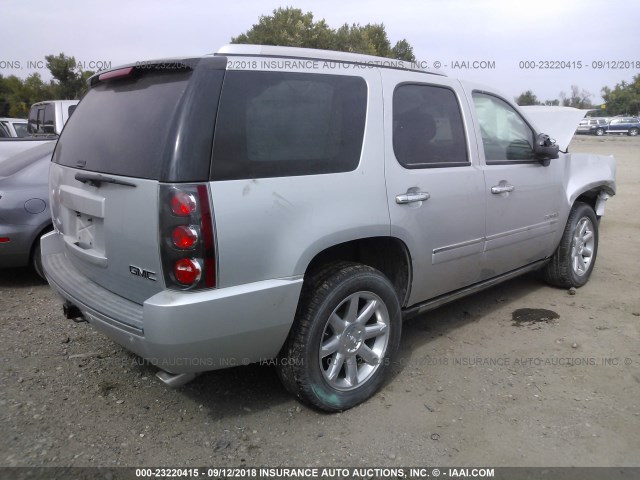 1GKS2EEF2CR149303 - 2012 GMC YUKON DENALI SILVER photo 4