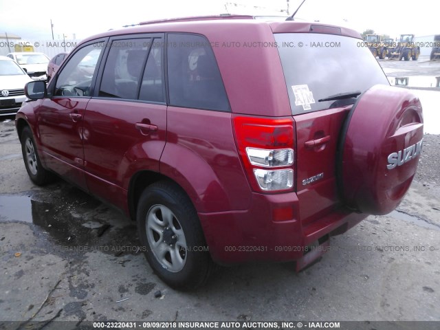 JS3TE042094100245 - 2009 SUZUKI GRAND VITARA  RED photo 3