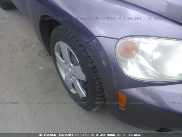 3GNDA13D26S663002 - 2006 CHEVROLET HHR LS PURPLE photo 6
