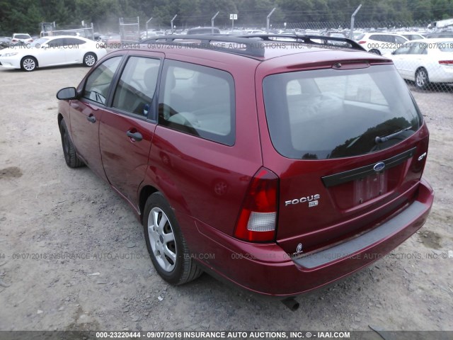 1FAFP36N55W259099 - 2005 FORD FOCUS ZXW MAROON photo 3