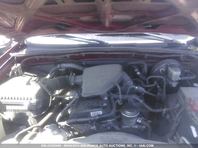 5TETX22NX8Z546149 - 2008 TOYOTA TACOMA ACCESS CAB Rot Foto 10