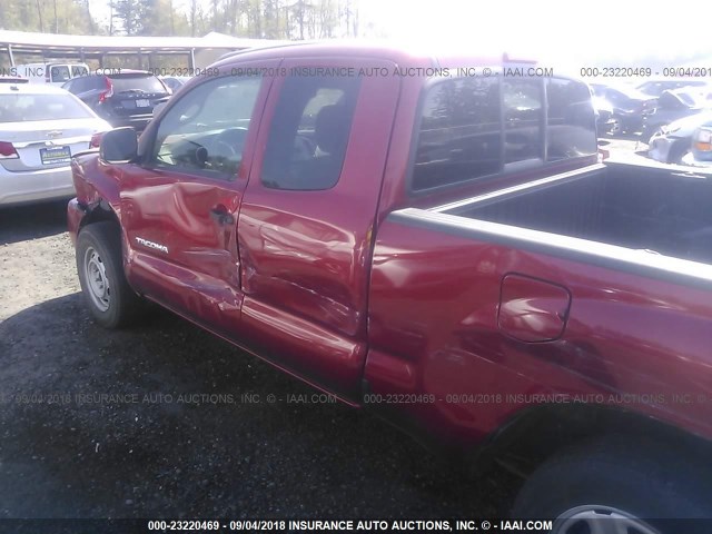 5TETX22NX8Z546149 - 2008 TOYOTA TACOMA ACCESS CAB Rot Foto 6