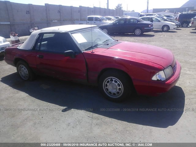 1FACP44M7PF183438 - 1993 FORD MUSTANG LX RED photo 1