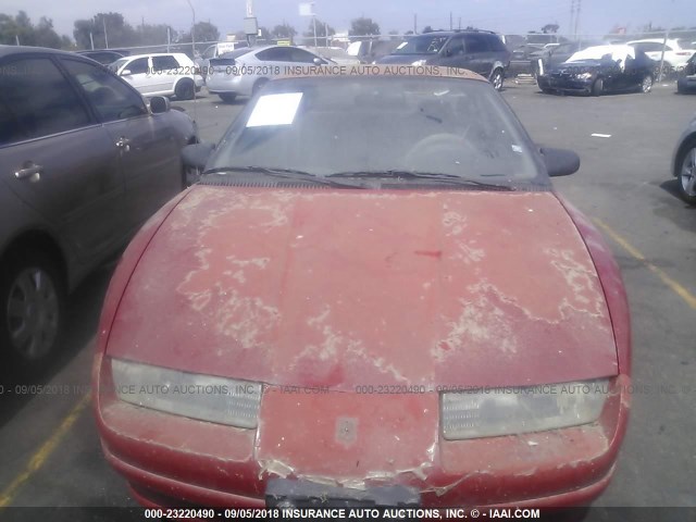 1G8ZF1285SZ304450 - 1995 SATURN SC1 RED photo 6