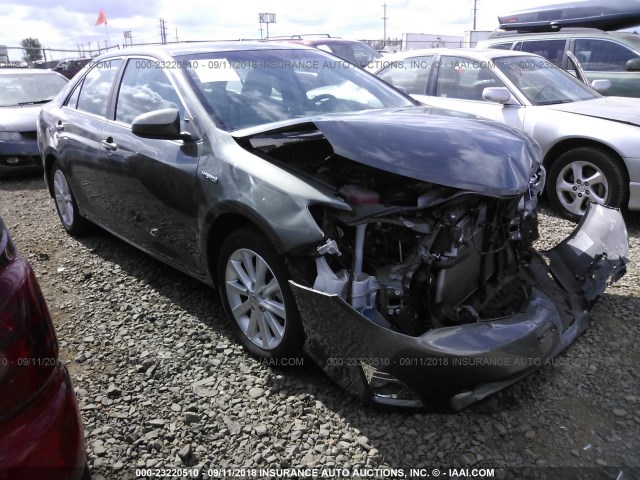 4T1BD1FK7CU047255 - 2012 TOYOTA CAMRY HYBRID/LE/XLE 绿色 照片 1